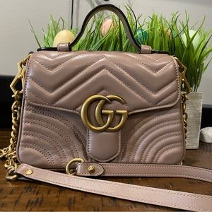 Gucci GG Marmont Mini Top Handle Bag